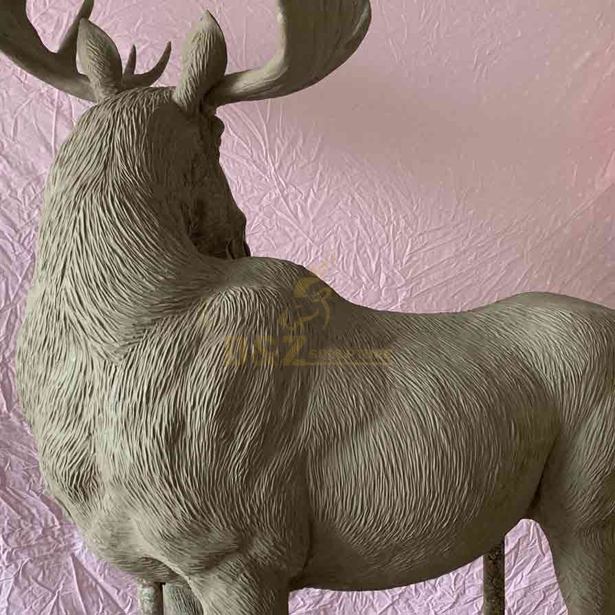 Life Size Bronze Elk Statue For Sale | Moose Statue 4