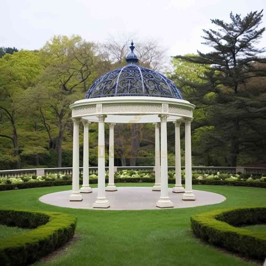 White Marble Gazebo, Outdoor Gazebo, Garden Gazebo 6