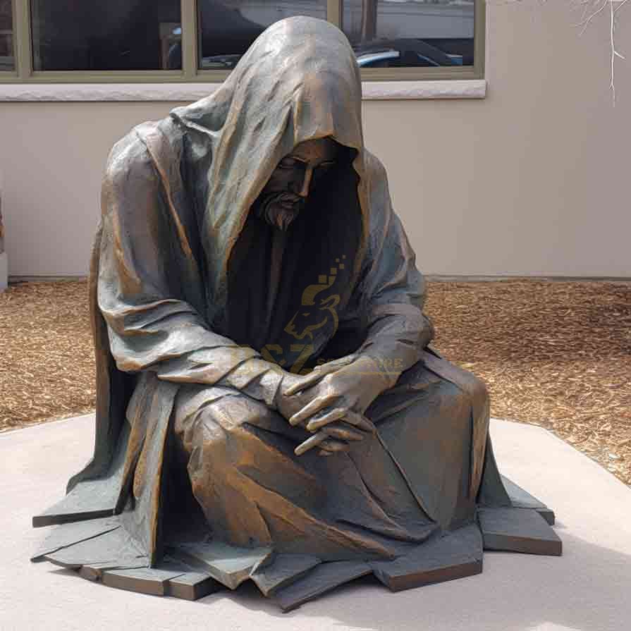 Bronze Homeless Jesus Statue For Sale 5